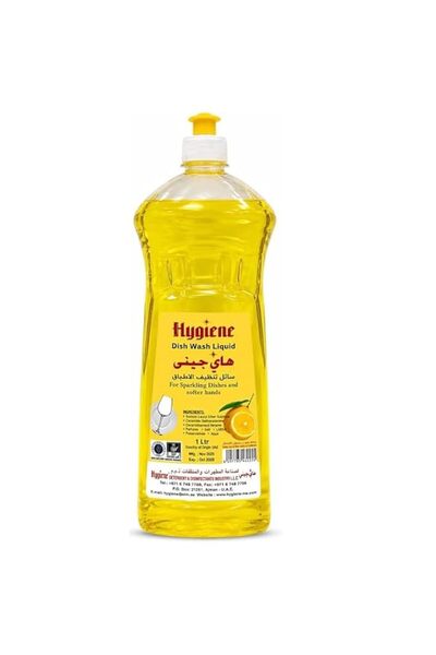Generic Brand Hygiene Lemon Dishwashing Liquid 1L – Powerful Grease Cleaner f...