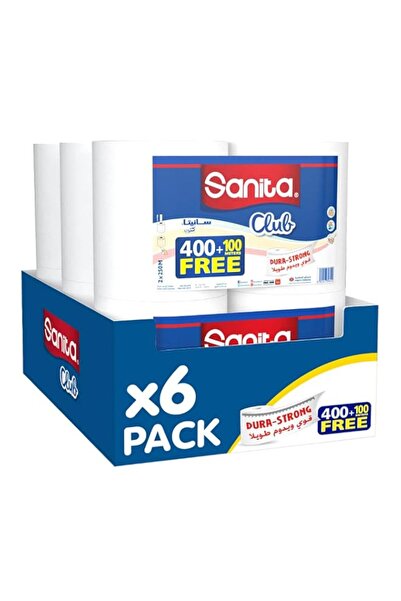 Generic Brand Sanita Club Maxi Kitchen Towel Pack 6-Pieces