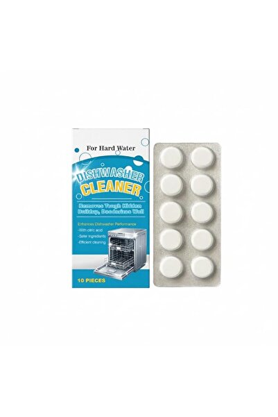 Generic Brand Heavy Duty Dishwasher Cleaner Tablets,10 Lemon Scented Descaler...