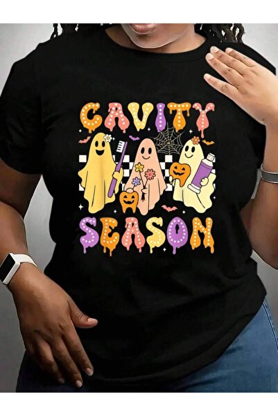 k222 تي شيرت برسومات سوداء للنساء والرجال من Dentist Cavity Season Dental لله...