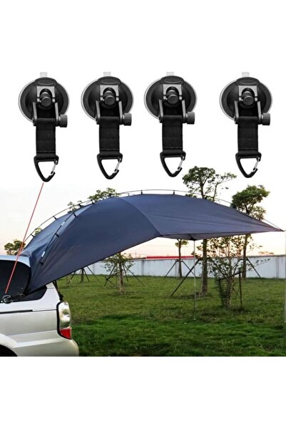 Generic Suction Cup Hook Mount with Carabiner, Reusable Portable Mounting Buc...
