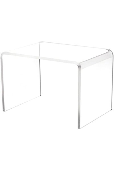 Generic Brand Plymor Clear Acrylic Rectangular Display Riser, 4 inch Height x...