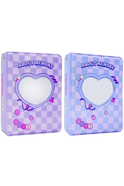 Generic Brand 3 Inch Mini Photo Album, 2 Pack Hollow Card Binder Photo Album ...
