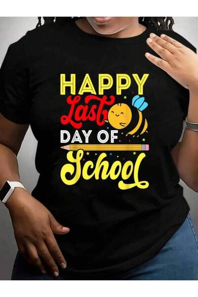 9JY Happy Last Day Teacher End Of Year Back To School For Men Women Black Gra...