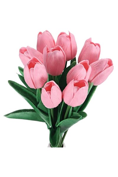 Generic ROUNY Tulipanes Artificiales, 10Pcs Real Touch Artificial Tulips Flow...