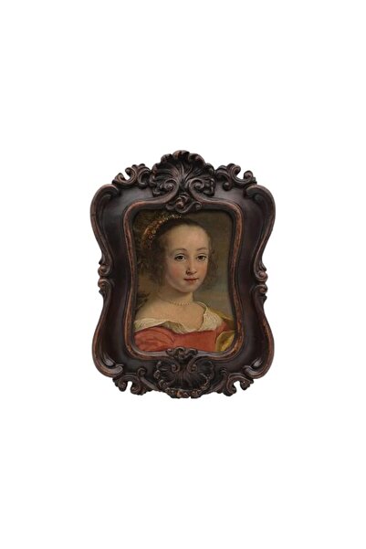 Generic Brand SYLVIA'S SHOP Small Antique 2.5 x 3.5 Picture Frame, Mini Vinta...