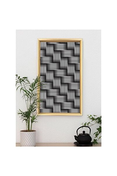 Generic Brand 'B Lines' Digitally Printed Wall Poster with Photo Frame by Spo...