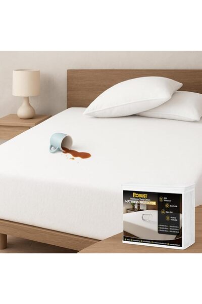 Generic Robust 100% Waterproof Mattress Protector – Soft Cotton Terry, Breath...