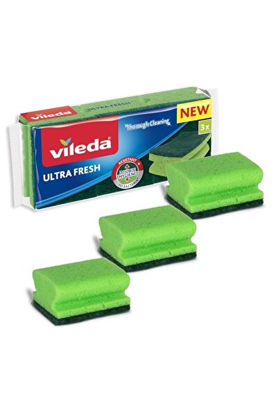 Generic Vileda ULTRA FRESH High Foam Sponge | Anti-bacterial* | Deep Cleaning...
