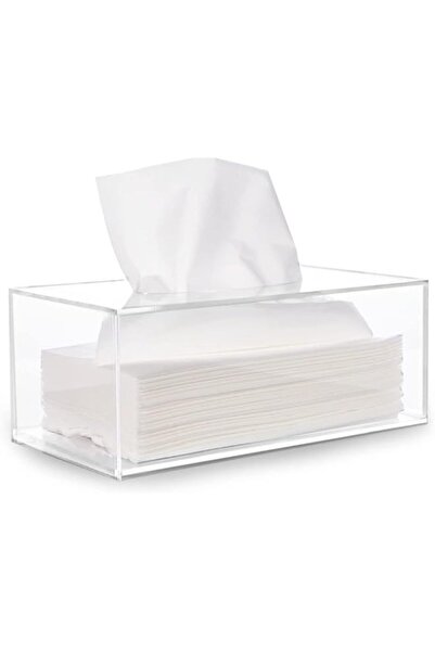 Generic Acrylic Tissue Holder Box,14032 Tissue Box - Rectangular Napkin Holde...