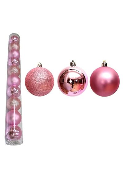 Generic Brand Christmas Ball Ornaments 6CM Ball- Set of 10, Xmas Tree Baubles...