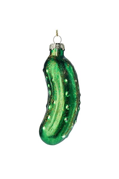 Generic Brand Joiedomi Christmas Pickle Glass Ornament, Glass Blown Food Orna...