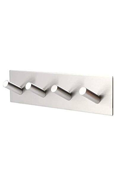Generic Self Adhesive Wall Door Hooks Heavy Duty Stainless Steel Clothes Hanger