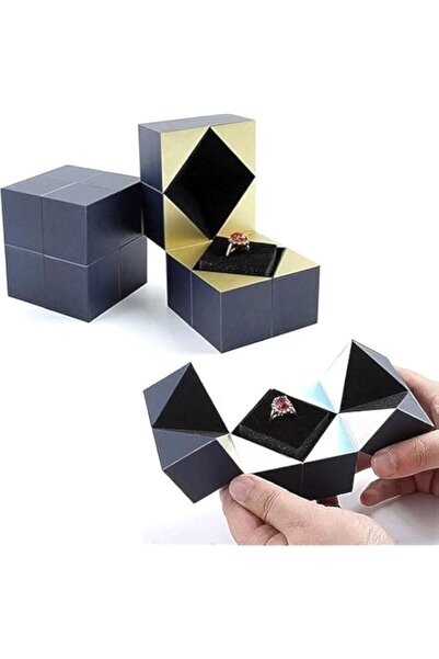 Generic Brand KASTWAVE Creative Cube Ring Box Magic Rotating Bracelet and Puz...