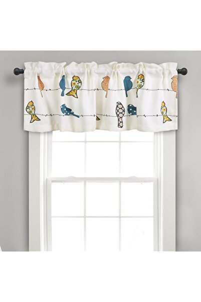 Generic Brand Lush Decor Rowley Birds Curtain Valance (Single Panel), 52"W x ...