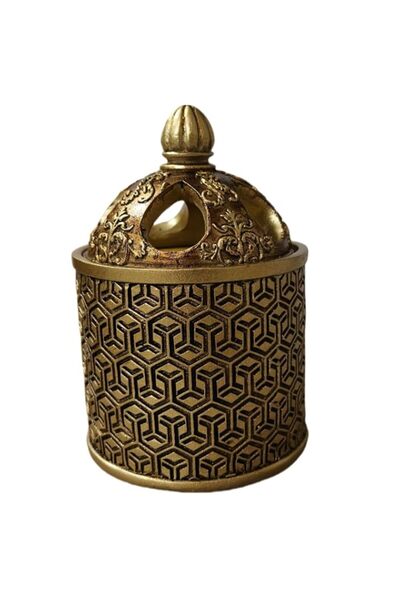 Generic Brand Incense Holder with Hand-Painted Geometric Patterns,Oud Frankin...