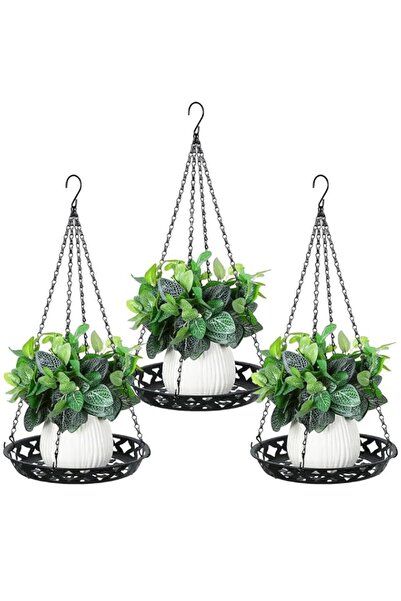 Generic Brand 12 Inch Metal Plant Hanger, 3 Pack Hanging Planter for Indoor &...