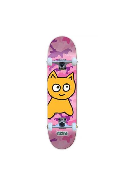 MeoWood MEOW Big Cat Soft Top Complete Τροχοσανίδα 7.25" - Ροζ/Καμουφλάζ