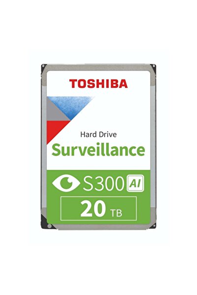 Toshiba S300 AI 20TB 7200RPM 512MB SATA3 MG11ACA20TE-V GÜVENLİK HDD