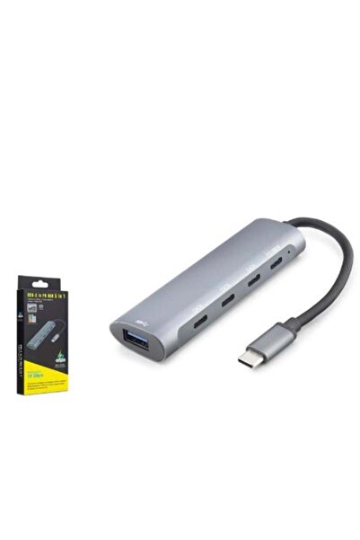 HCS هادرون HDX7895 نوع-C 3.2 الجيل الثاني PD Hub بخمسة منافذ بسرعة 10 جيجابت ...