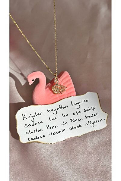 Home Özel Kuğu Kutulu Çelik Kuğu Kolye