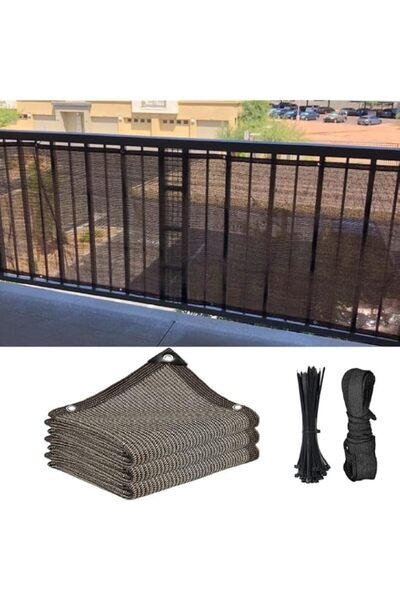 Generic Balcony Privacy Screen Cover Shade Cloth Decorative Fences Patio Wind...