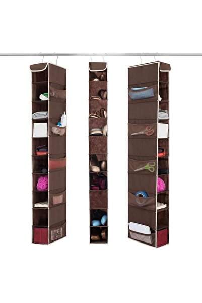 Generic ZOBER 10-Shelf Hanging Shoe Organizer, Shoe Holder for Closet - 10 Me...