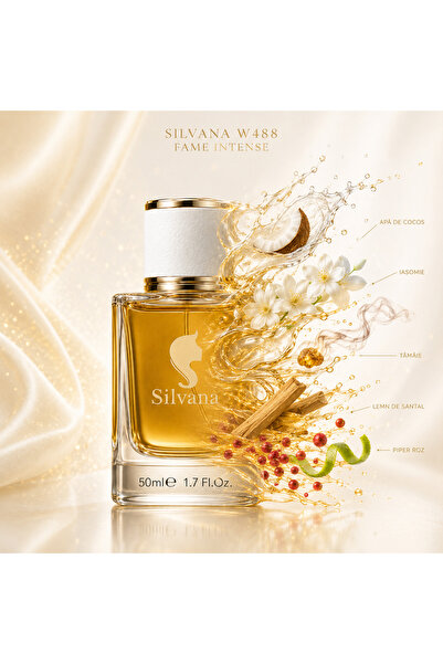 Silvana Apa de parfum W488, aroma Famme Intense, longevitate ridicata, siaj p...