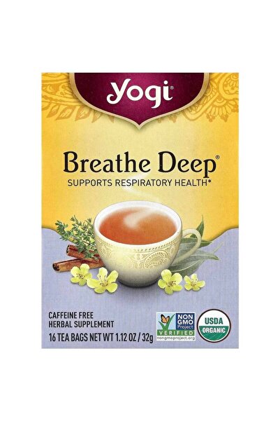 BİO Breathe يوجي تي شاي دعم الجهاز التنفسي Breathe deep