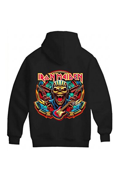 SVART WEAR Iron Maiden Printed Unisex Oversize 100% Cotton Sweatshirt