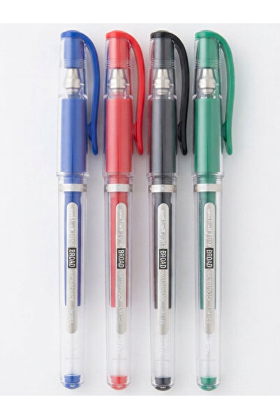 BATS UNI-BALL UM-153 SIGNO BROAD 1.0 MM. - İMZA KALEMİ 4 ADET - 1 MAVİ 1 SİYAH 1 KIRMIZI 1 YEŞİL