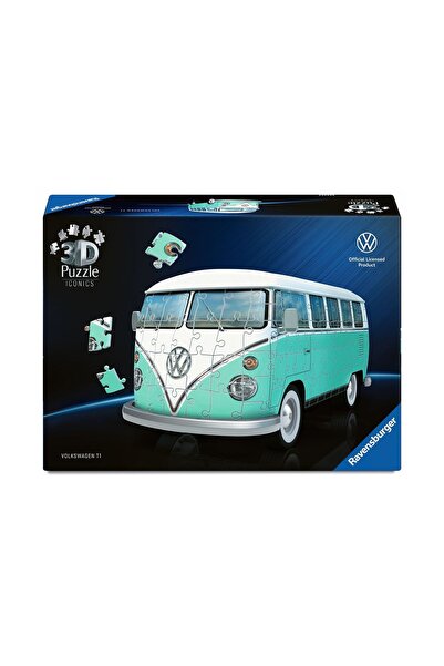 RAVENSBURGER 3D Puzzle: Iconics - Volkswagen T1 (162pcs) (12008035)