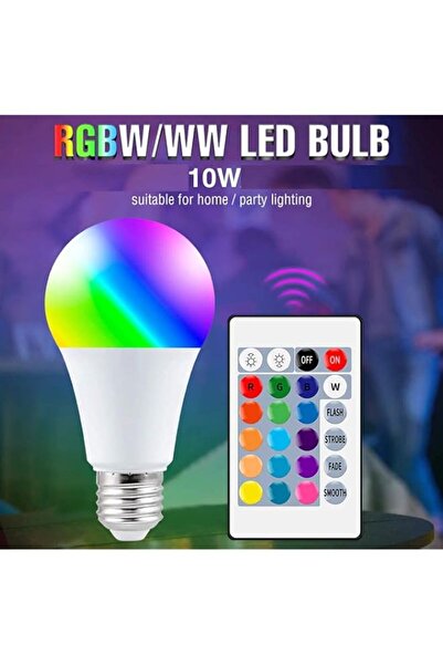 Generic Royal Apex Color Changing Light Bulb with Remote 10W, Dimmable LED Li...