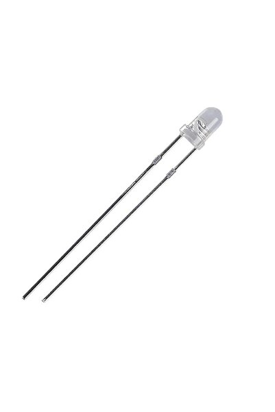 Generic 3mm crystal white LED is a versatile component used in various lighti...