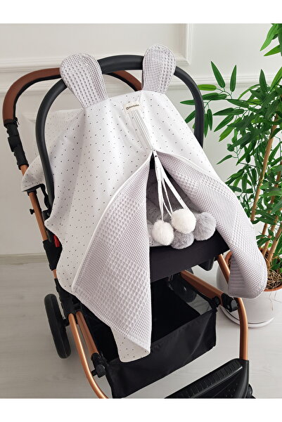 ib ilkimbebe Stroller Cover and Cushion, Double Layer with Zipper, Newborn Ba...