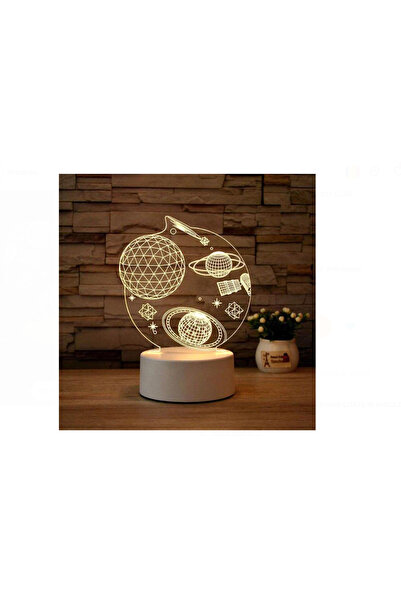 Casuta cu Minuni 3D Space Night Light with USB