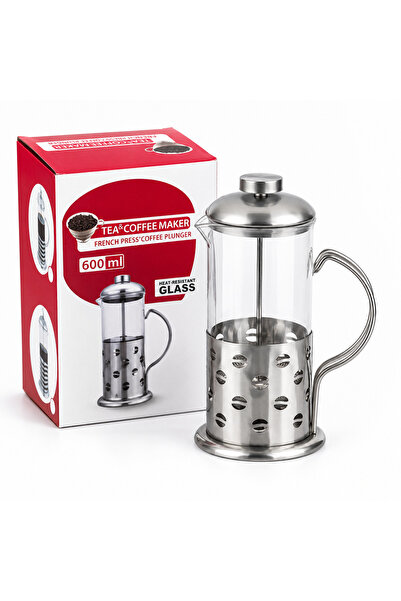 Generic Brand 600 ml French Press for Coffee and Tea, Made of Heat-Resistant ...