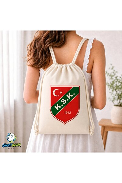Ghostbastır Design Karşıyaka Sports Club Drawstring Linen Bag C133
