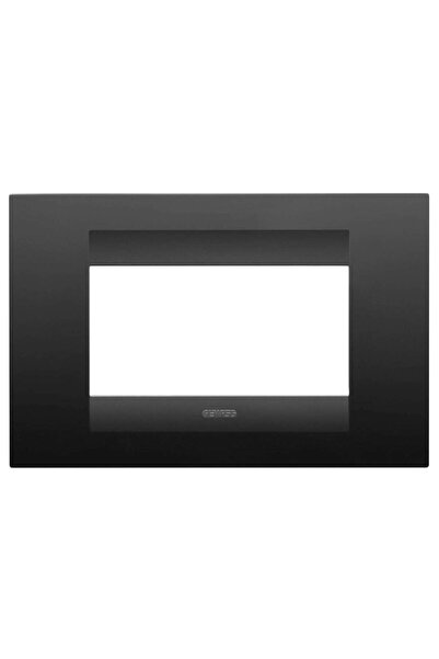 OEM Gewiss Chorus Geo πλαίσιο, 4 θέσεων, σατινέ μαύρο, για πρίζα / διακόπτη