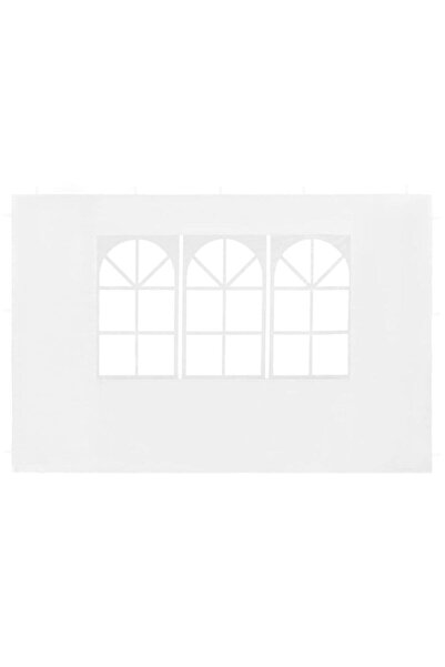 OEM Perete lateral pentru pavilion, cu fereastra, WR-SW002, PVC, alb, 295 x 1...