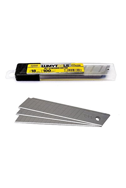 OEM Cutter blades, Lumytools LT76220, 18 mm, set of 10 pieces