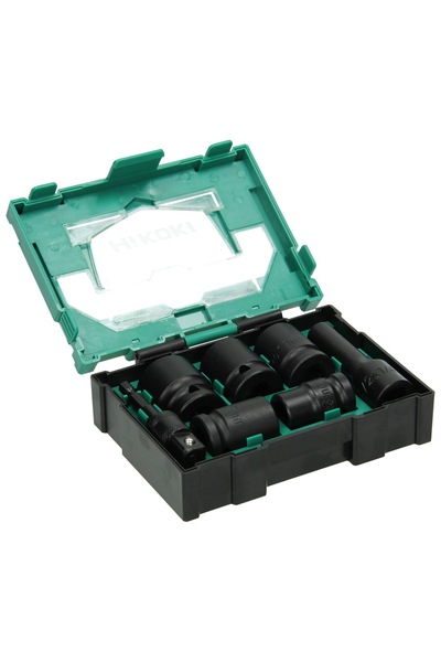 OEM Set of 5 socket wrenches for impact wrenching, Hikoki 40030025