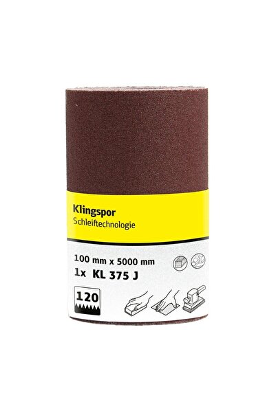 OEM Rola panza abraziva pentru lemn, metale, Klingspor KL 375 J, granulatie 1...
