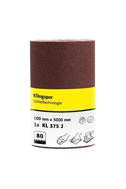 OEM Rola panza abraziva pentru lemn, metale, Klingspor KL 375 J, granulatie 8...