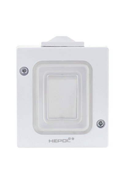 OEM Hepol AG simple switch, surface-mounted, white