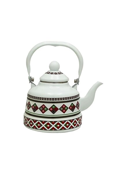 GERNIK ثلاجة تشينكو بيضاء مع زخرفة تراثية سعة 1.7 لتر