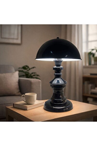 Retrolamp RTA117-101 Siyah Masa Lambası Salon Hol Masa Lambası Aydınlatma Caf...