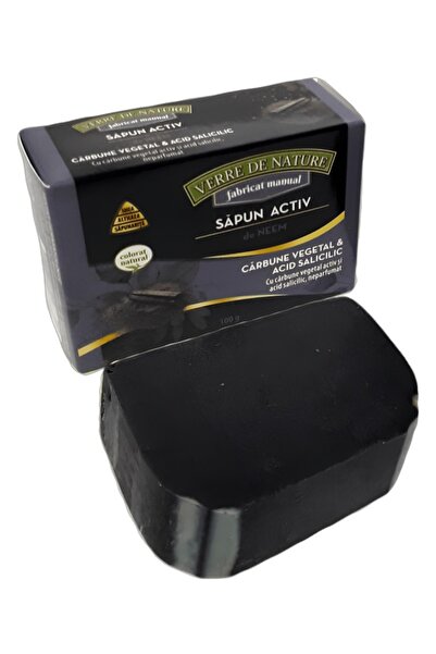 Verre De Nature Active soap neem charcoal salicylic acid 100g