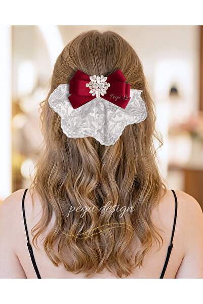 pegu baby collection Pegu Royale Lux Κλιπ μαλλιών με σχέδιο κόκαλου, για σχολ...