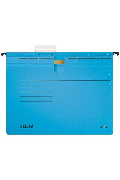 MC Micostore Suspended folder with blue alpha leitz rail